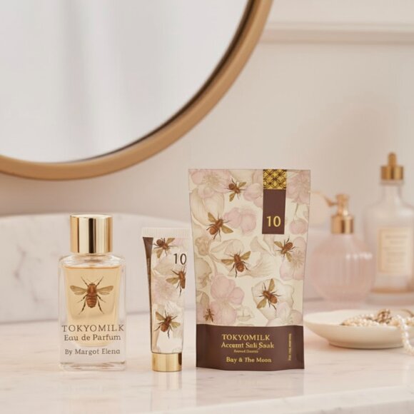TOKYOMILK HONEY & THE MOON GIFT SET: DISCOVERY SCENT, BATH SOAK & HANDCREME - Picture 2 of 6